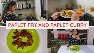 Paplet fry and Paplet curry  Sea food  Malvani dish [upl. by Anilek]