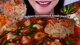 ASMR BAKSO IGA SELIMUT KUAH PEDAS JONTOR 🥵  ASMR MUKBANG INDONESIA [upl. by Epp]