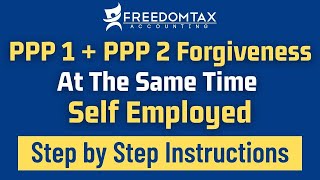 PPP 1 amp 2 Loan Forgiveness Via SBA Direct Portal  Step By Step Instructions [upl. by Ittocs]