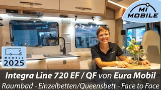 Messeneuheit  Eura Mobil Integra Line 720 EF und QF  Wohnmobil Caravansalon Düsseldorf [upl. by Herculie]