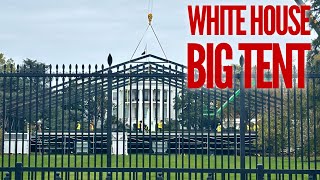 Big something going up on the South Lawn of the White House [upl. by Vershen160]