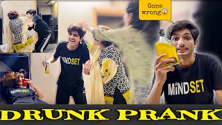 DRUNK PRANK ON MOM amp SISTER GONE WRONG😱  AAJ BHOUT MAR PARI 😰  drunk prank funnyvideo [upl. by Gardie]