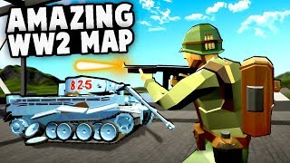 Amazing NEW WW2 Map Best RAVENFIELD Map P51 Mustangs Ravenfield Best Mods Gameplay [upl. by Aneetsyrk]