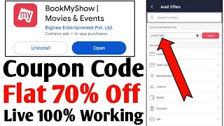 Bookmyshow coupon code  bookmyshow coupon code 2023  bookmyshow promo code today [upl. by Novets]