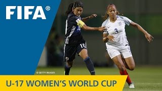 Match 28 Japan v England  FIFA Womens U17 World Cup Jordan 2016 [upl. by Aekerly]