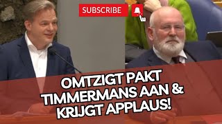 Omtzigt pakt Timmermans aan komt op voor Wilders amp krijgt APPLAUS [upl. by Raychel352]