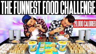 The Funnest 20000 Calorie Challenge  Celebrating Our Amazing Subscribers [upl. by Mcquoid696]