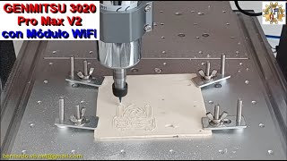 Modulo WiFi para Genmitsu 3020 PRO MAX V2 CNC Router Engraver Metal and Wood Colocado dentro [upl. by Clie]