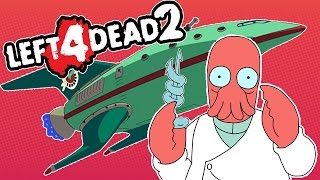 Left 4 Dead 2  Zoidberg Zombies IN SPACE [upl. by Enerual739]