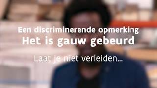 Laat je niet verleiden tot discriminatie op de werkvloer 2 [upl. by Christal]