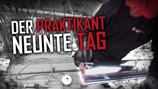 Dachdecker  Der Praktikant Der neunte Tag 🔥 Dachrinne montieren [upl. by Oaoj]