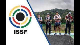 Skeet Men Final  2018 ISSF World Championship in Changwon KOR [upl. by Ehc783]