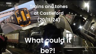 Trains at Castleford featuring a surprise steamer 201124 [upl. by Tombaugh960]