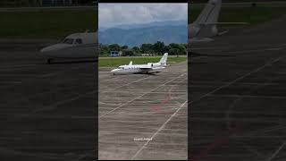 IAI Westwind 2 nose pointing north while taxiing and parking Valera Airport shorts [upl. by Kiran]