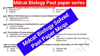 Mdcat biology past paper mcqs with solutionmdcat biology preparationmdcat 2024 latest news [upl. by Lebasiairam479]