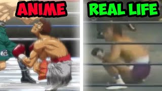 HAJIME NO IPPO CHARACTERS IN REAL LIFE [upl. by Nehpets28]