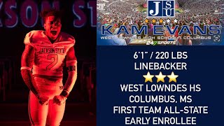 Kam Evans Signs with Jackson State LIVE [upl. by Annaujat]