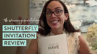 Shutterfly Wedding Invitation Review [upl. by Attener]