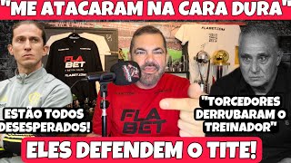 VERGONHA EMISSORA Ñ ESCONDE INSATISFAÇÃO “QUERIAM QUE TITE FICASSE E ESTÃO ATACANDO OS YOUTUBERS” [upl. by Inaboy]