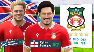 I Rebuild Wrexham with UK Youth Academy Only 100 Sub Special [upl. by Anaitak]