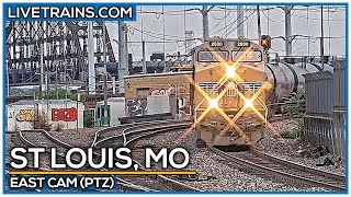 🔴 LIVE Trains Railcam  St Louis Missouri PTZ [upl. by Ahtnams561]