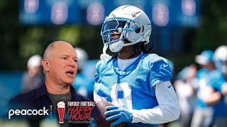 Jameson Williams to see open opportunities with Lions  Fantasy Football Happy Hour  NFL on NBC [upl. by Enneite]