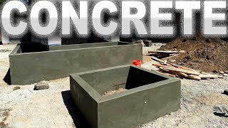 Forming and Pouring Modern Planters [upl. by Llertnac]