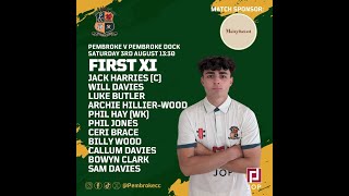 Pembroke 1st XI vs Pembroke Dock 1st XI  Pembrokeshire League Division 2  3rd August 2024 [upl. by Trinette]