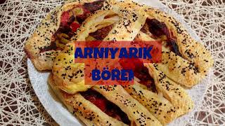 Karnıyarık Börek Tarifi  Kavurmalı Börek  Gurme Yemek Tarifleri [upl. by Noyar]