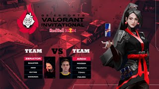 TEAM ZERATOR vs TEAM ARCH  Ignition Series x G2 VALORANT Invitational [upl. by Dola]