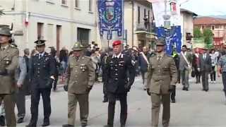 sfilata alpini 24 maggio 2015 a Nervesa della Battaglia [upl. by Boarer750]