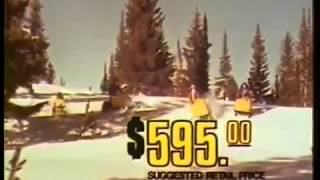 SkiDoo 1971 Snowmobile Commercial [upl. by Aikar]