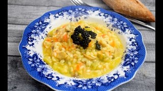 Receta casera del Risotto de Verduras con Perlas de Trufa Negra [upl. by Nalhsa]