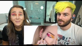 My Boyfriend Guides Me Through A Makeup Tutorial [upl. by Naitsabes]