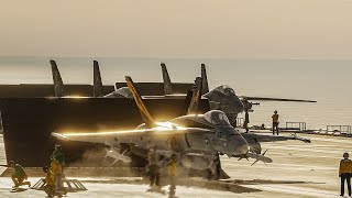 DCS  Operation Suspect Guardian  F14s provide CAP for F18s as they finish off Russian Fleet [upl. by German]