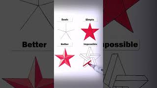 How to Draw  Easy 3D Stars art drawing shorts star howtodraw quickdrawing easydraw [upl. by Siegel]