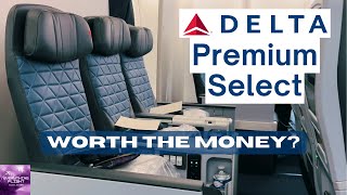 Delta Premium Select Luxury Flight Experience from Amsterdam to Seattle [upl. by Akirdnahs126]