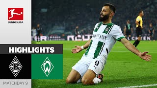 Dominant Home Win  Borussia Mgladbach  SV Werder Bremen  Highlights  MD 9 – Bundesliga 202425 [upl. by Terrena]