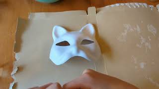 making a cat mask for new years [upl. by Grof]