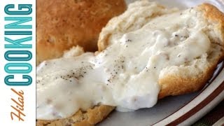 How To Make Cream Gravy  Sausage Country Gravy Recipe  Hilah Cooking [upl. by Derdle]