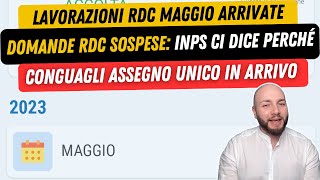 🎉 REDDITO DI CITTADINANZA MAGGIO lavorazioni arrivate Domande sospese conguagli in arrivo [upl. by Necaj217]