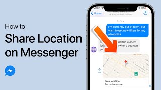 How To Share Location on Facebook Messenger [upl. by Daph]