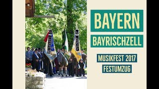 Musikfest Festzug 150 Jahre Musikkapelle Bayrischzell [upl. by Ainaled488]