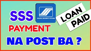 SSS Loan Posted How to Check SSS Payment Posted Credited Online [upl. by Nador]