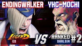 SF6 ▰ ENDINGWALKER Ed vs YHCMOCHI 2 Ranked Dhalsim ▰ High Level Gameplay [upl. by Ravert]