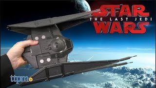 Star Wars The Last Jedi Force Link Kylo Rens TIE Silencer from Hasbro [upl. by Nerek]