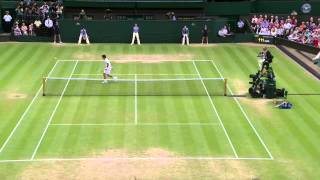 HSBC Perfect Play Incredible point by Andy Murray at Wimbledon 2013 [upl. by Livia]