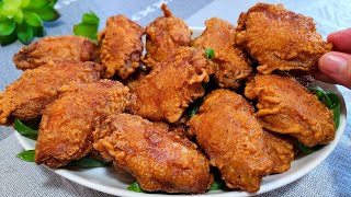 The Best Fried Chicken Wings Youll Ever Make You will be addicted 🔥😲 2 RECIPES [upl. by Nosnar]