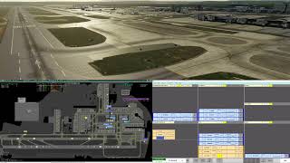 EGKKGND  Gatwick Ground  Vatsim UK ATC  2304  Towerview Part 5 [upl. by Samala47]