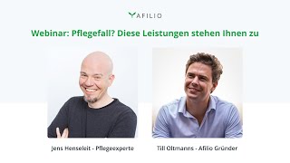 „Pflegefall Diese Leistungen stehen Ihnen zuquot Expertenwebinar mit Jens Henseleit [upl. by Relly154]